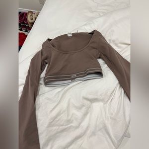 Kith women’s long sleeve crop top